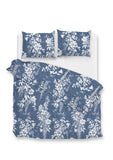 Zohome Dekbedovertrek Ibisco di Lino Urban Blue - 100% Katoen