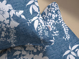 Zohome Dekbedovertrek Ibisco di Lino Urban Blue - 100% Katoen