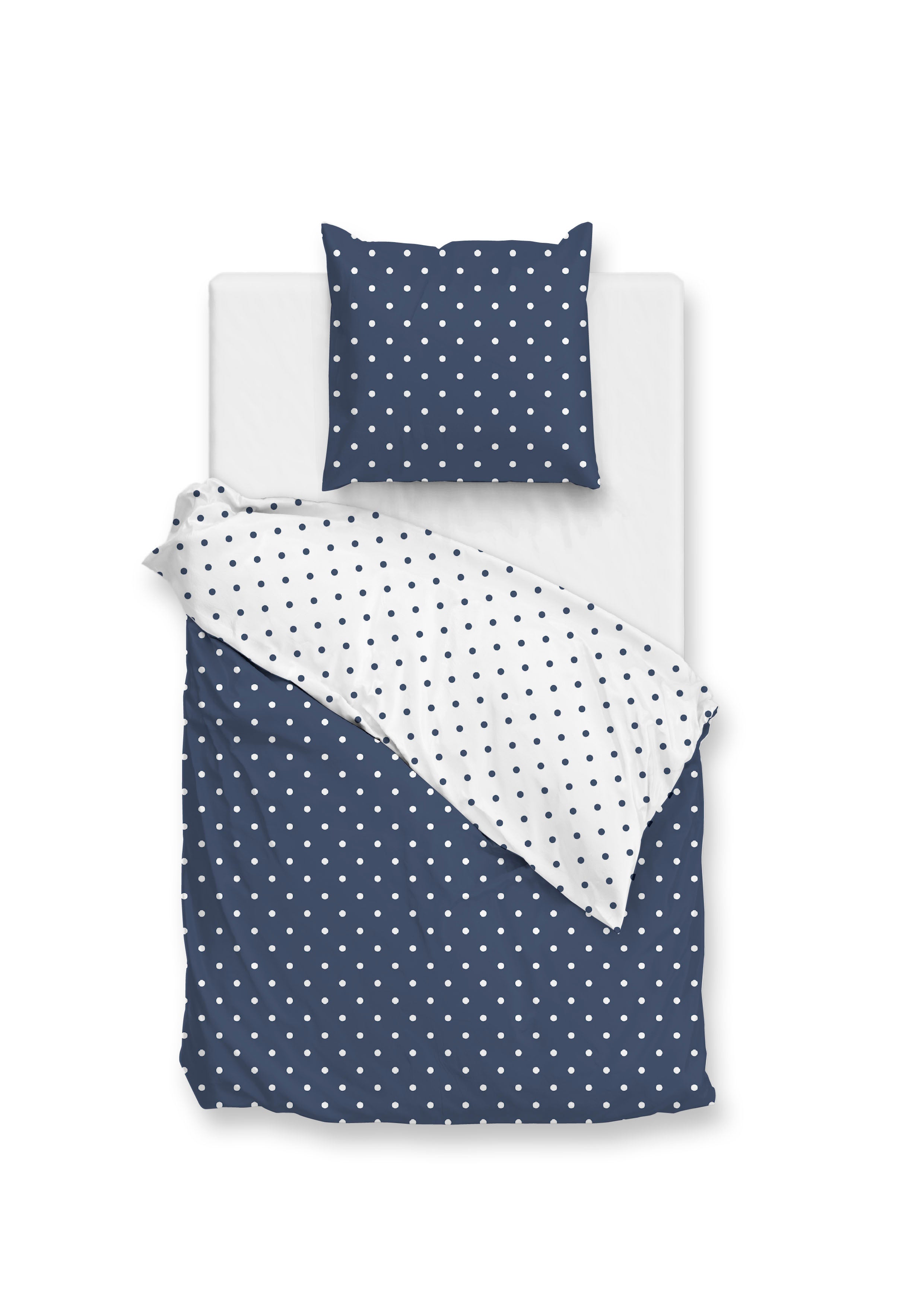 Dekbedovertrek Punta di Cotone Maritime Blue - 100% Katoen