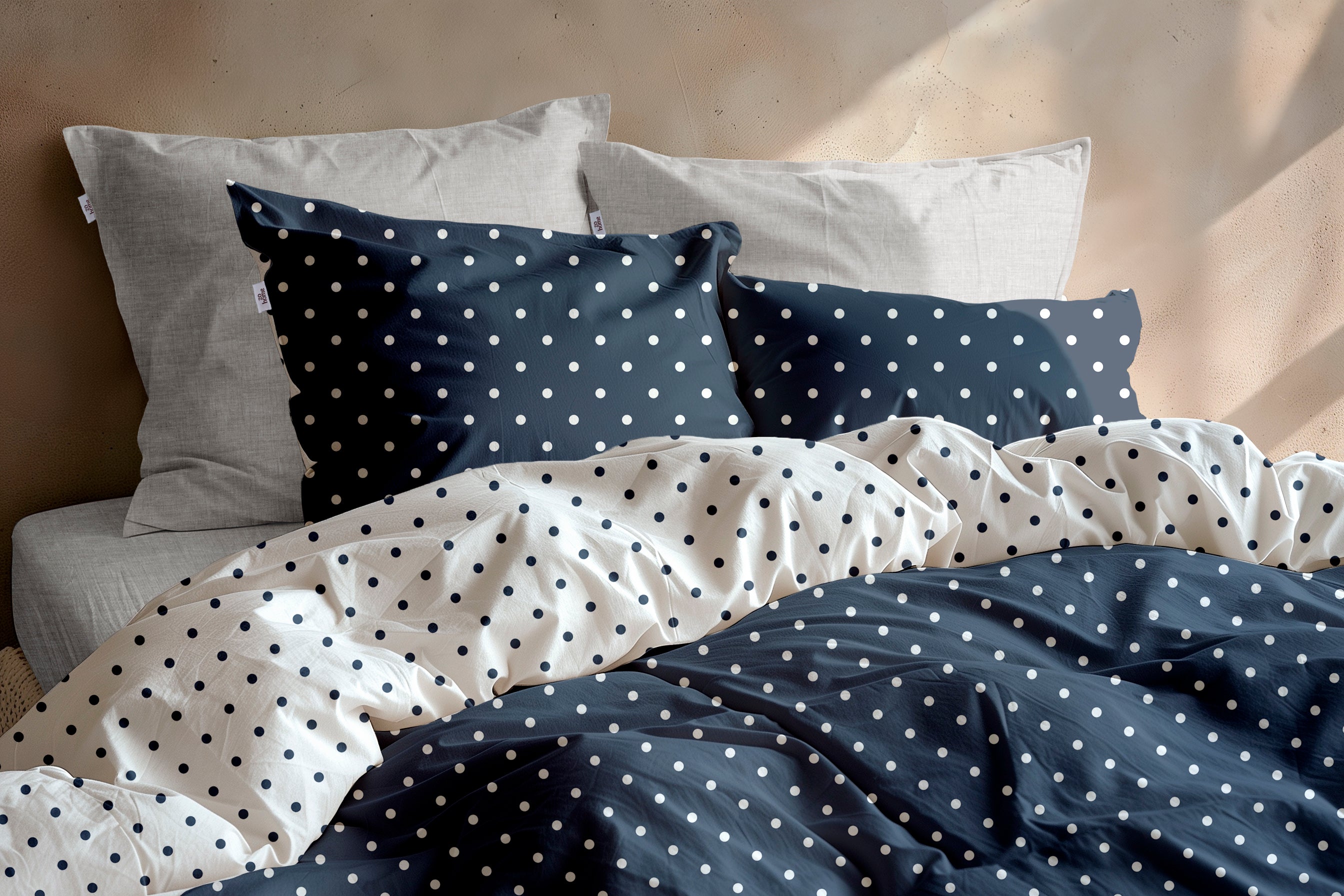 Dekbedovertrek Punta di Cotone Maritime Blue - 100% Katoen