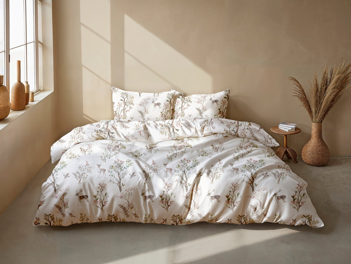 Dekbedovertrek Hazel Off-white - 100% Katoen-Flanel