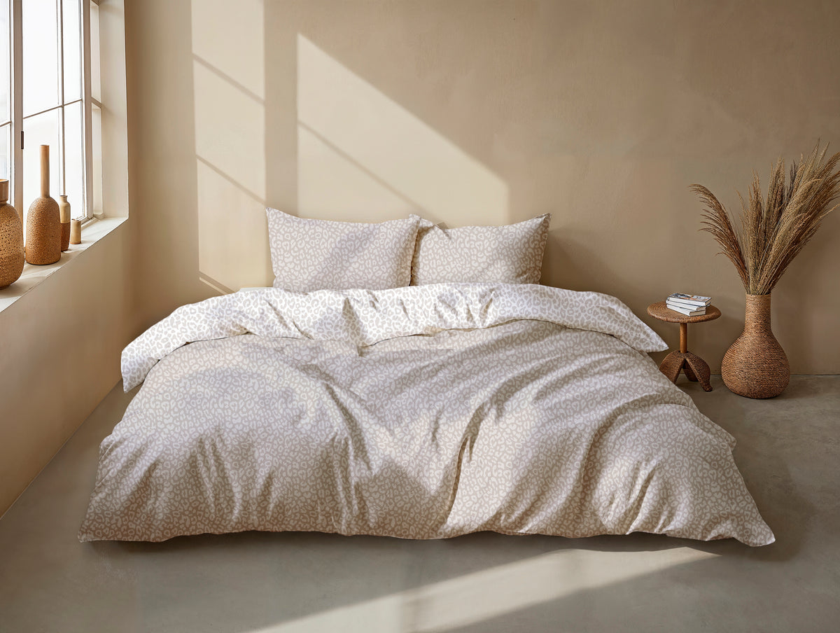 Zohome Online Exclusive Dekbedovertrek Pantera Natural - 100% Microvezel