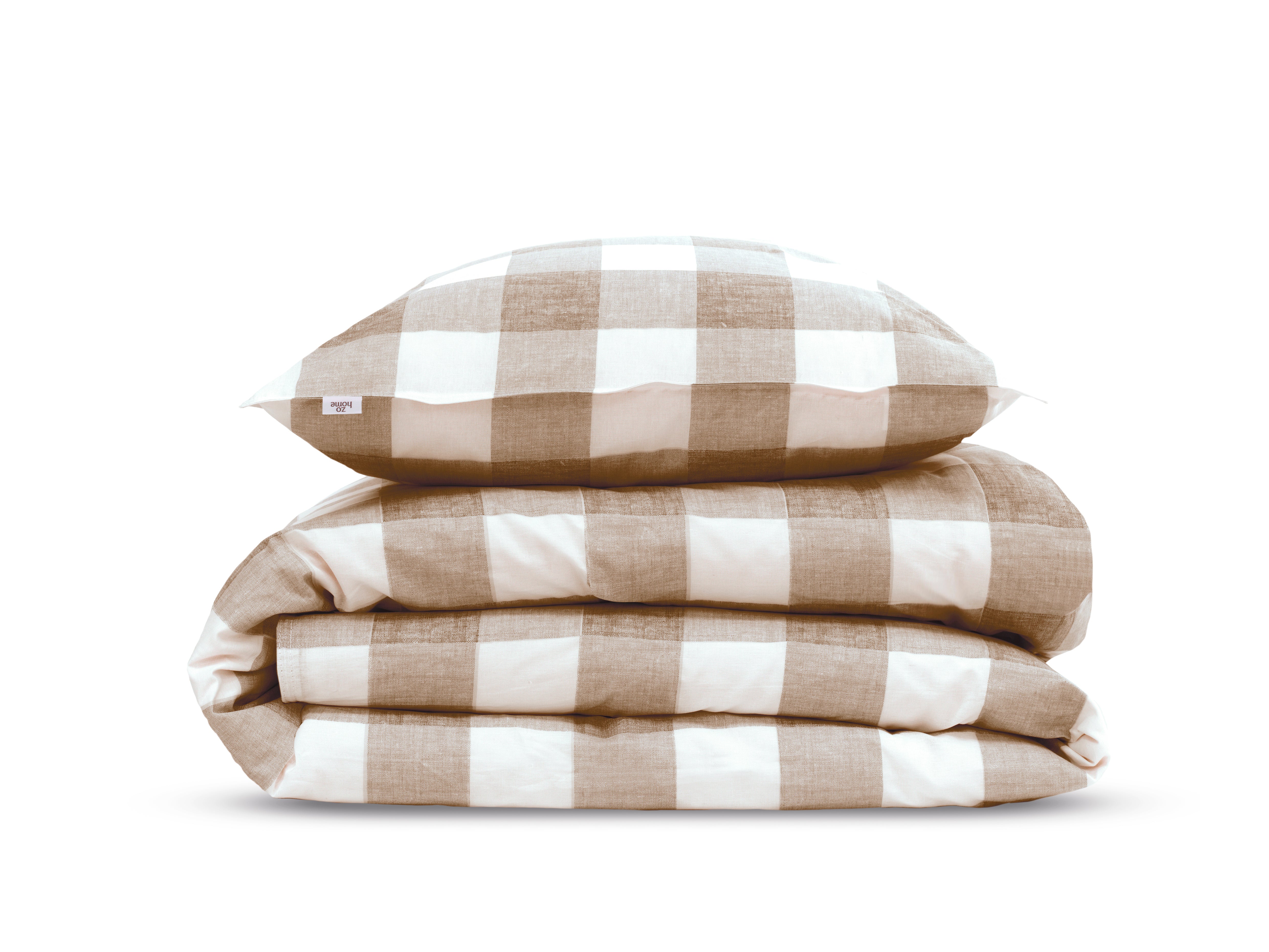 Dekbedovertrek Quattro di Lino Sandy Beige - 100% Katoen