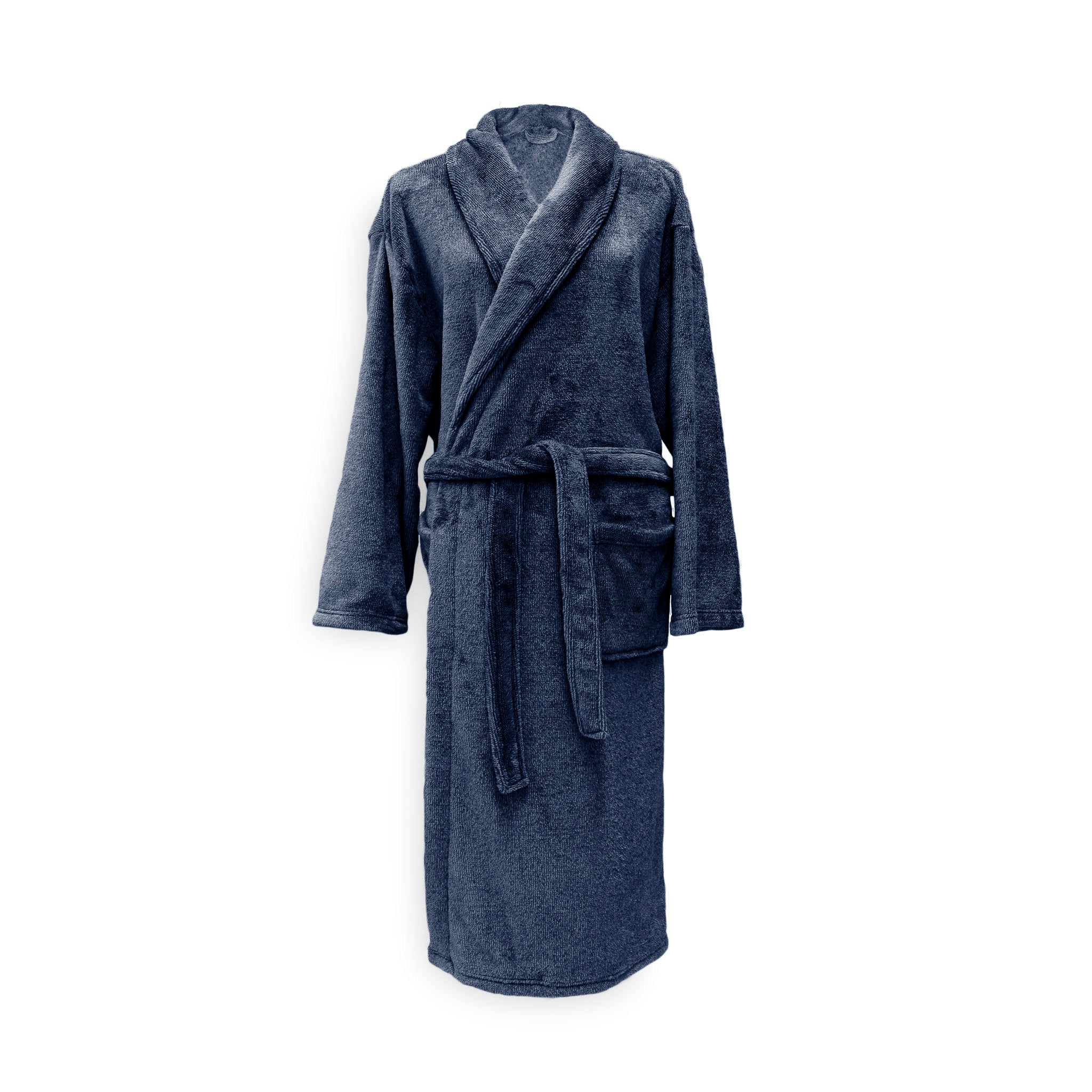 Badjas Cara Navy Blue - 100% Polyester