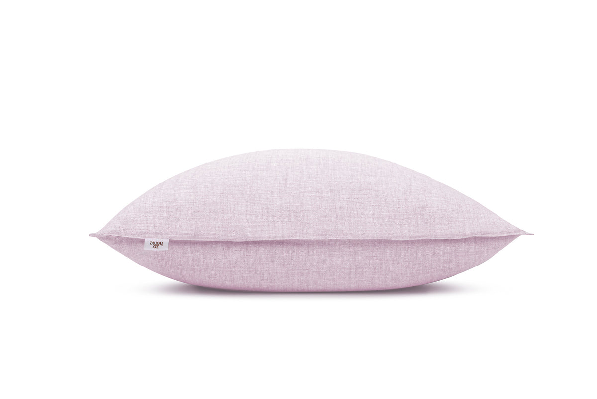 Kussensloop Lino Grey Lilac - 100% Katoen