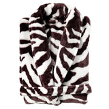 Badjas Zebra Brown - 100% Polyester