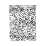 Plaid Snow-Leopard Grey - 100% Polyester