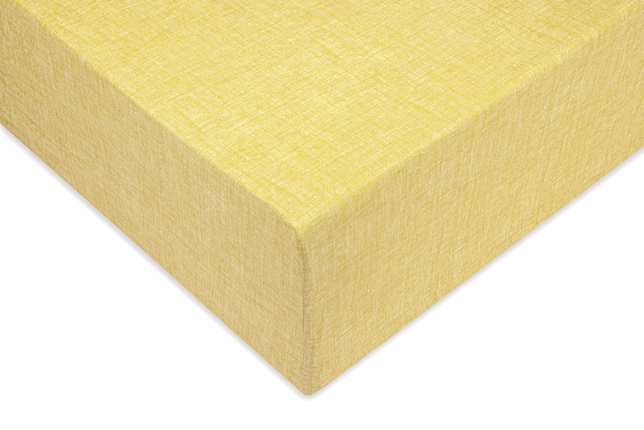 Hoeslaken Lino Aspen Yellow - 100% Katoen